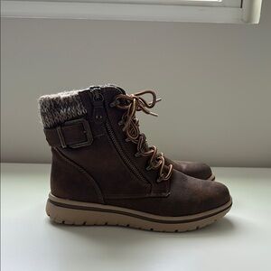 Cliffs by WHITE MOUNTAIN Brown Winter Boots - Size 7